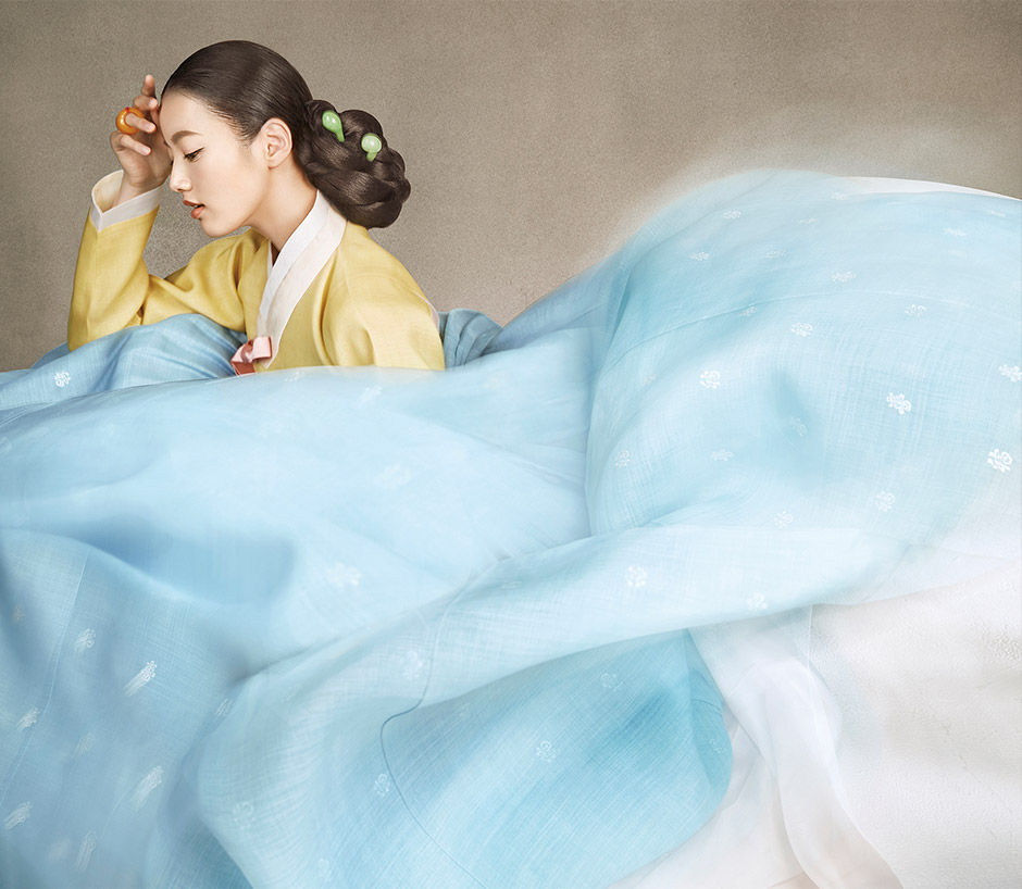 silk hanbok