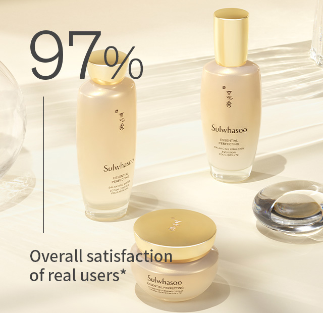 97% - Overall satisfaction of real users*