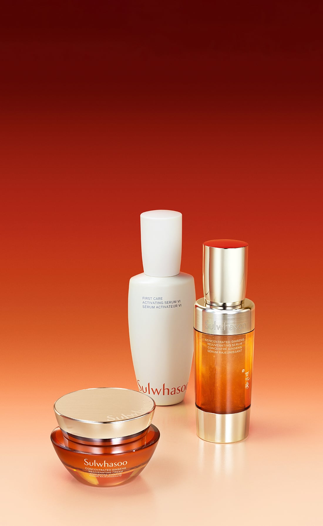 FIRST CARE ACTIVATING SERUM & CONCENTRATED GINSENG REJUVENATING SERUM& CONCENTRATED GINSENG REJUVENATING CREAM